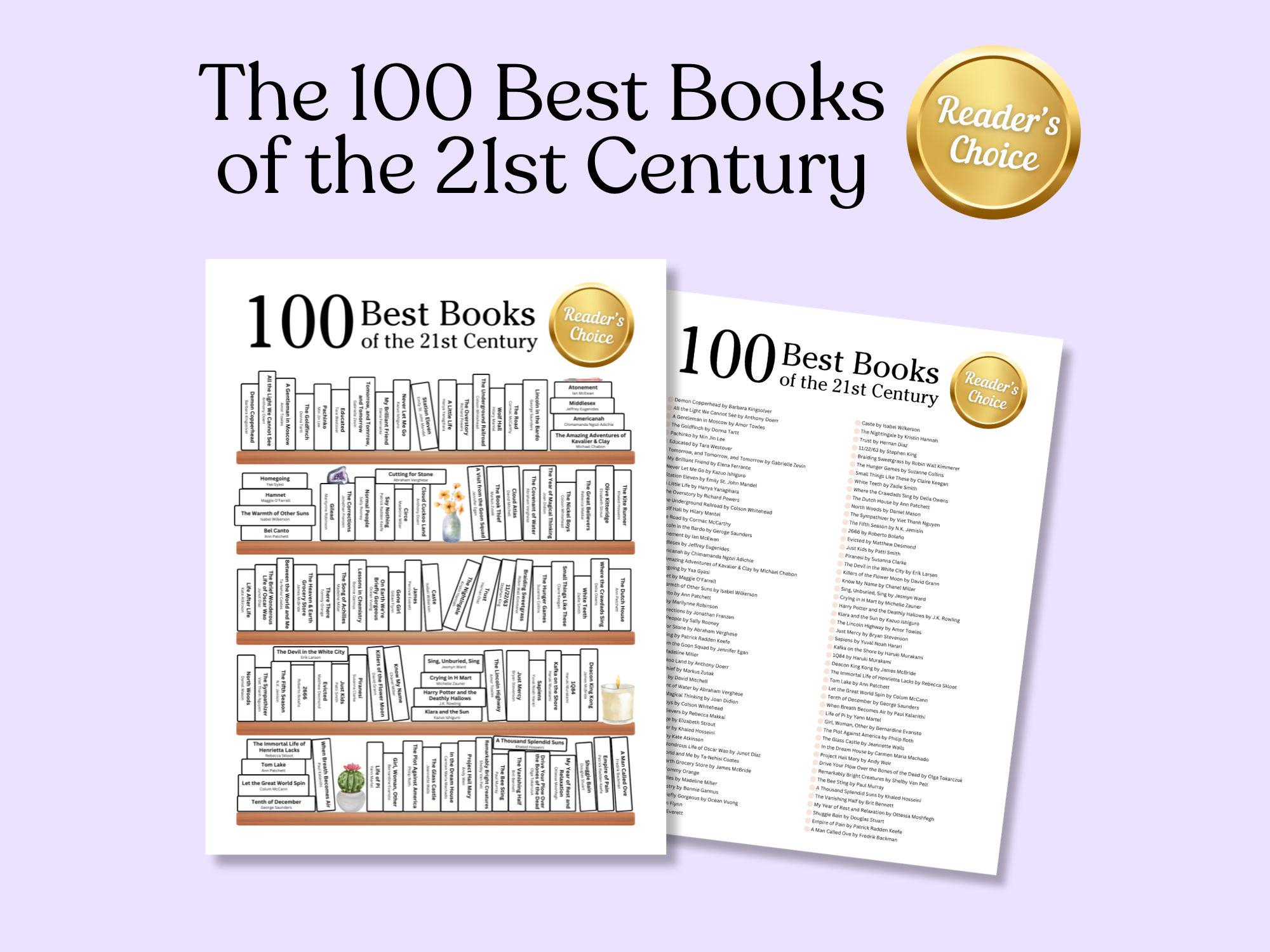 100 Best Books Of The 21St Century Reader'S Choice Edition, 100 in Nyt 100 Best Books of the 21st Century Printable List