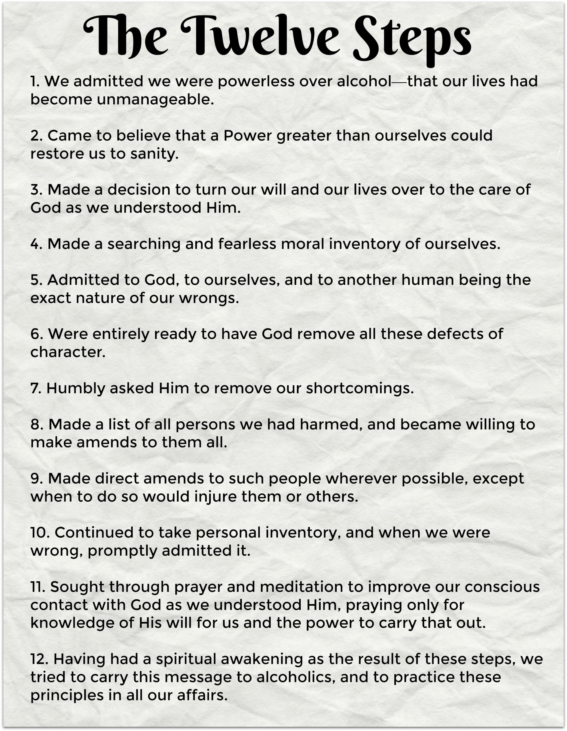 12 Step Worksheet Questions [Free Download &amp;amp;Amp; Print] - 12 throughout Free Printable Aa 12 Step Worksheets