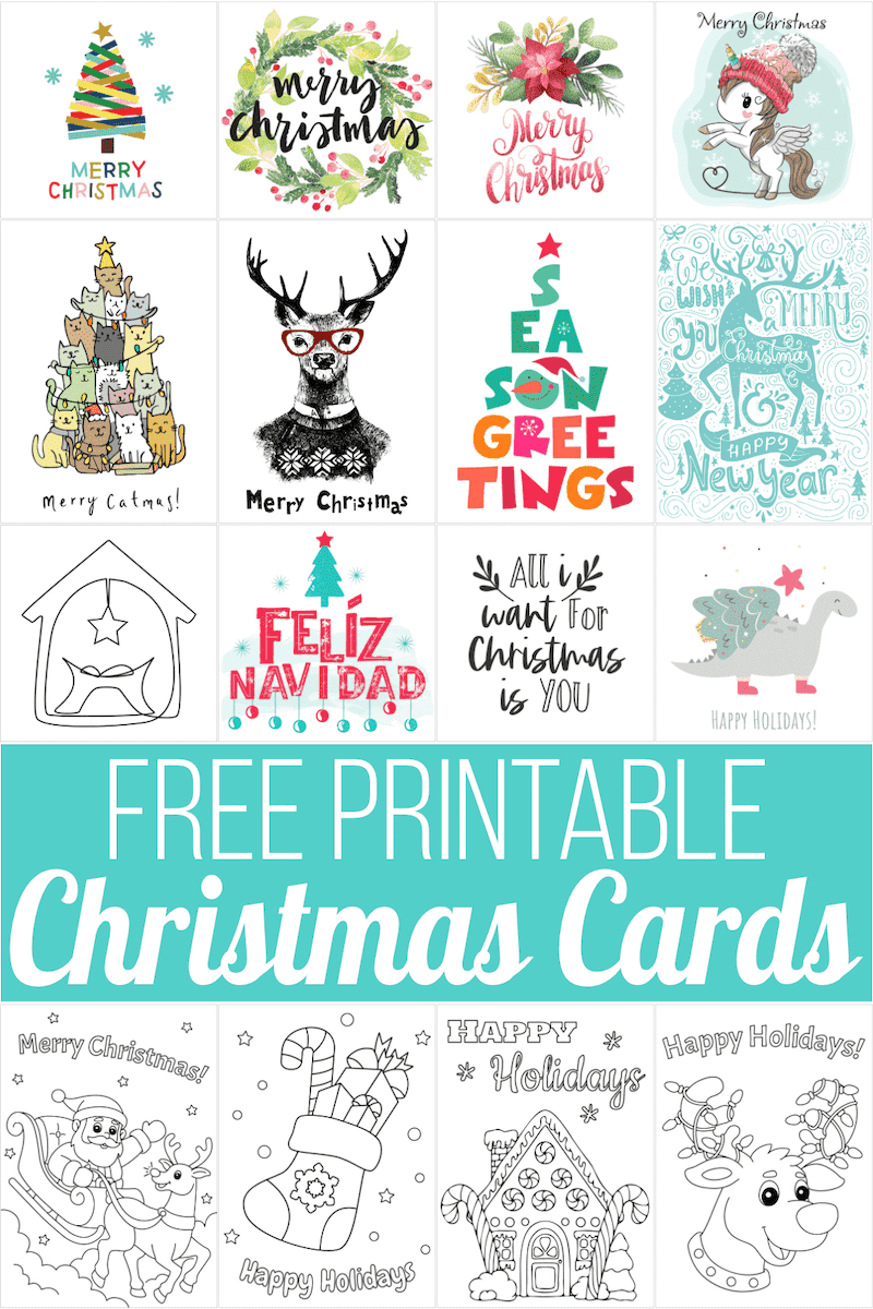 160 Free Printable Christmas Cards For 2025 regarding Christmas Card Templates Free Printable