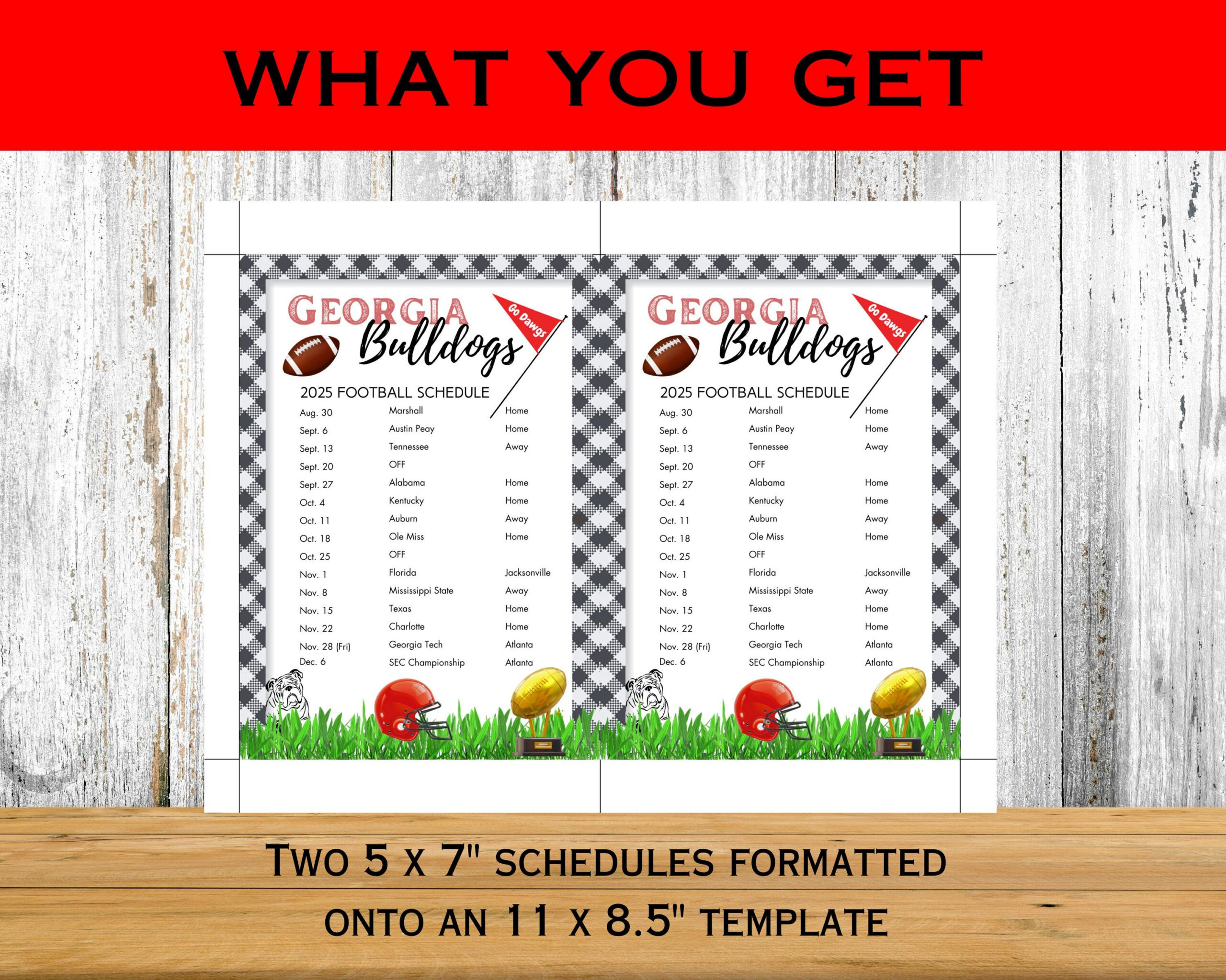 2025 Georgia Football Schedule | Ga Football Games | Printable regarding Georgia Bulldogs Printable Football Schedule