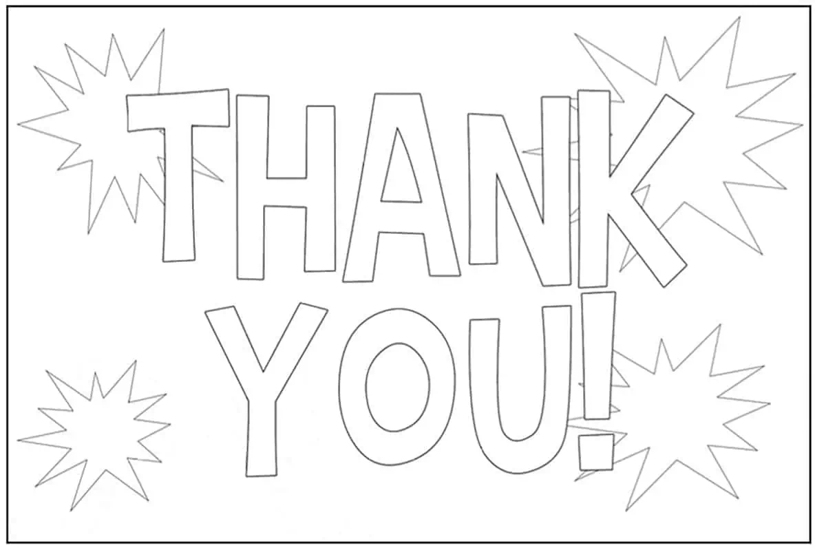 24 Free Printable Thank You Cards | Lamberts Lately with Free Printable Black And White Thank You Cards