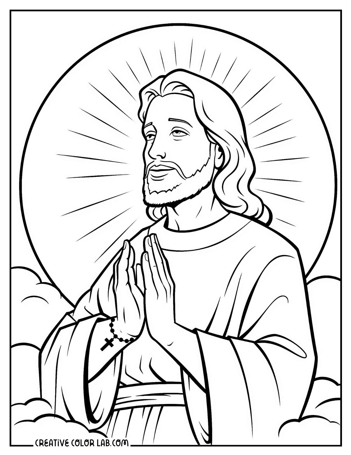 24 Jesus Coloring Pages | Free Pdf Printables within Free Printable Images of Jesus