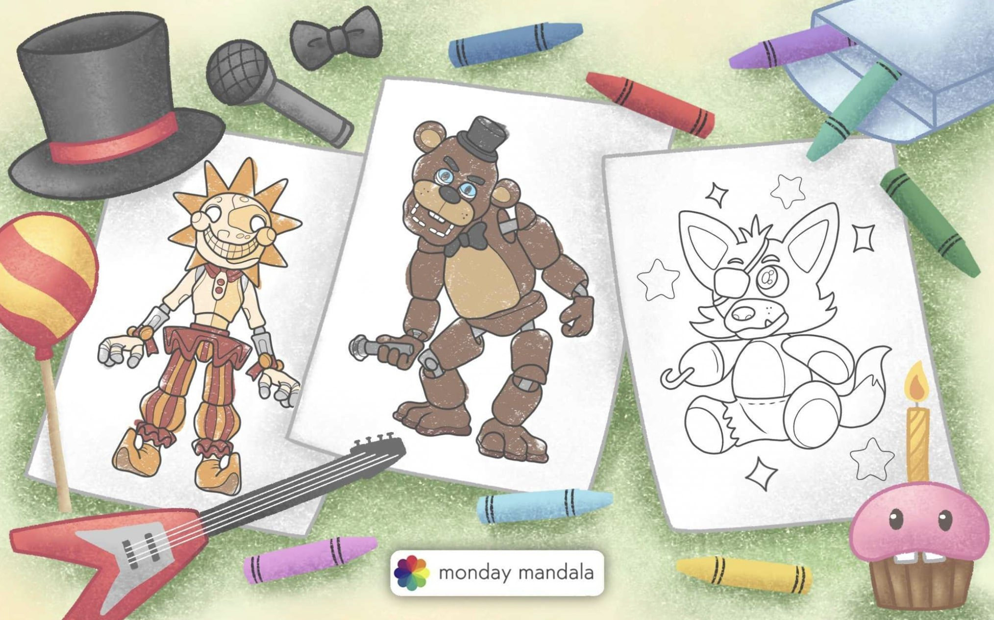 28 Five Nights At Freddie'S Coloring Pages (Free Pdf Printables) in Five Nights At Freddy's Printables