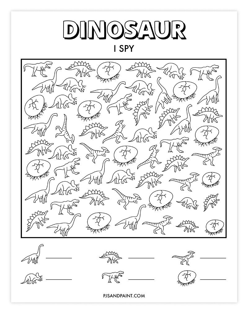 28 Free Printable I Spy Games - Pjs And Paint for Free Printable I Spy Games
