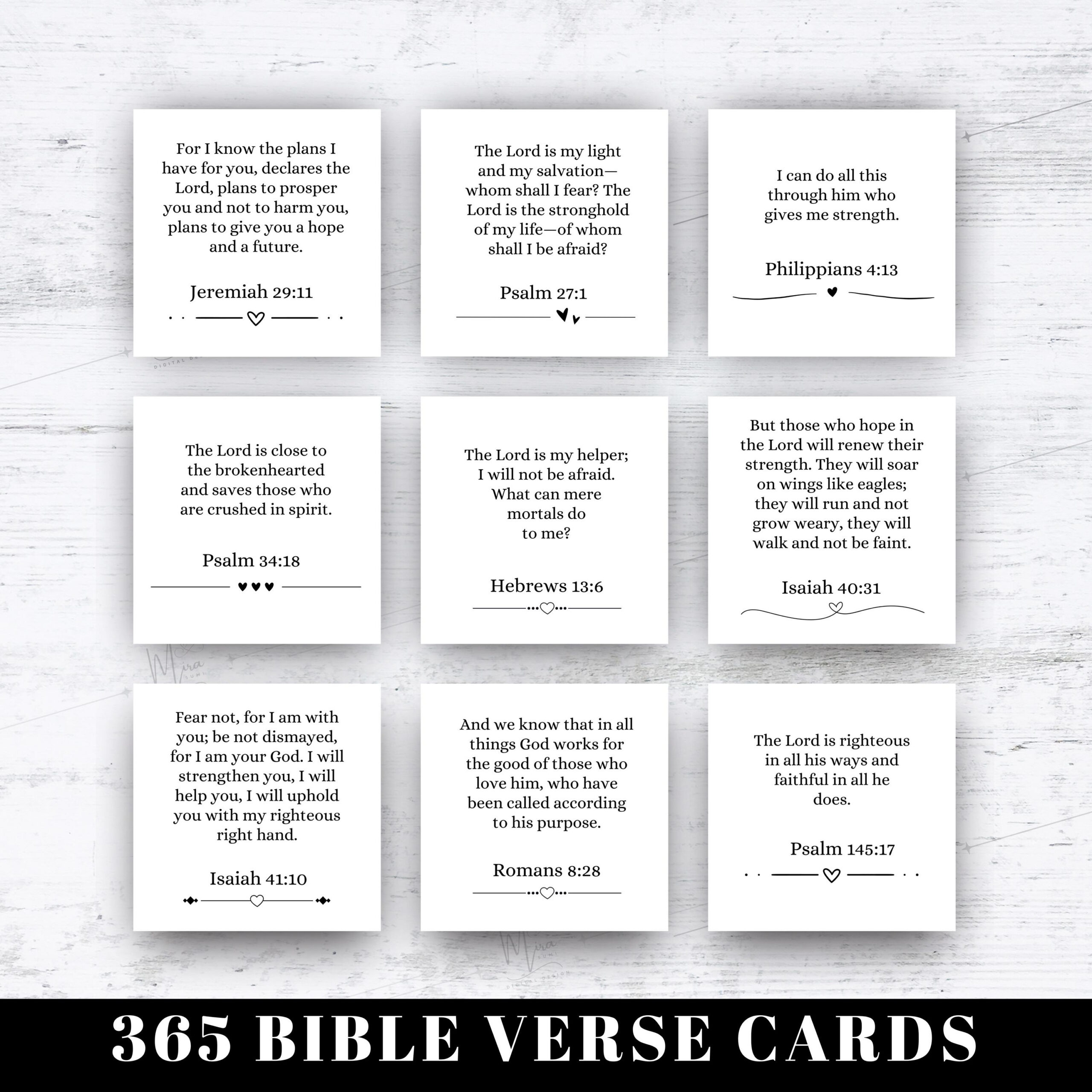 365 Bible Verse Cards, Daily Inspiration (Digital Download) - Etsy with regard to 365 Bible Verses Free Printable