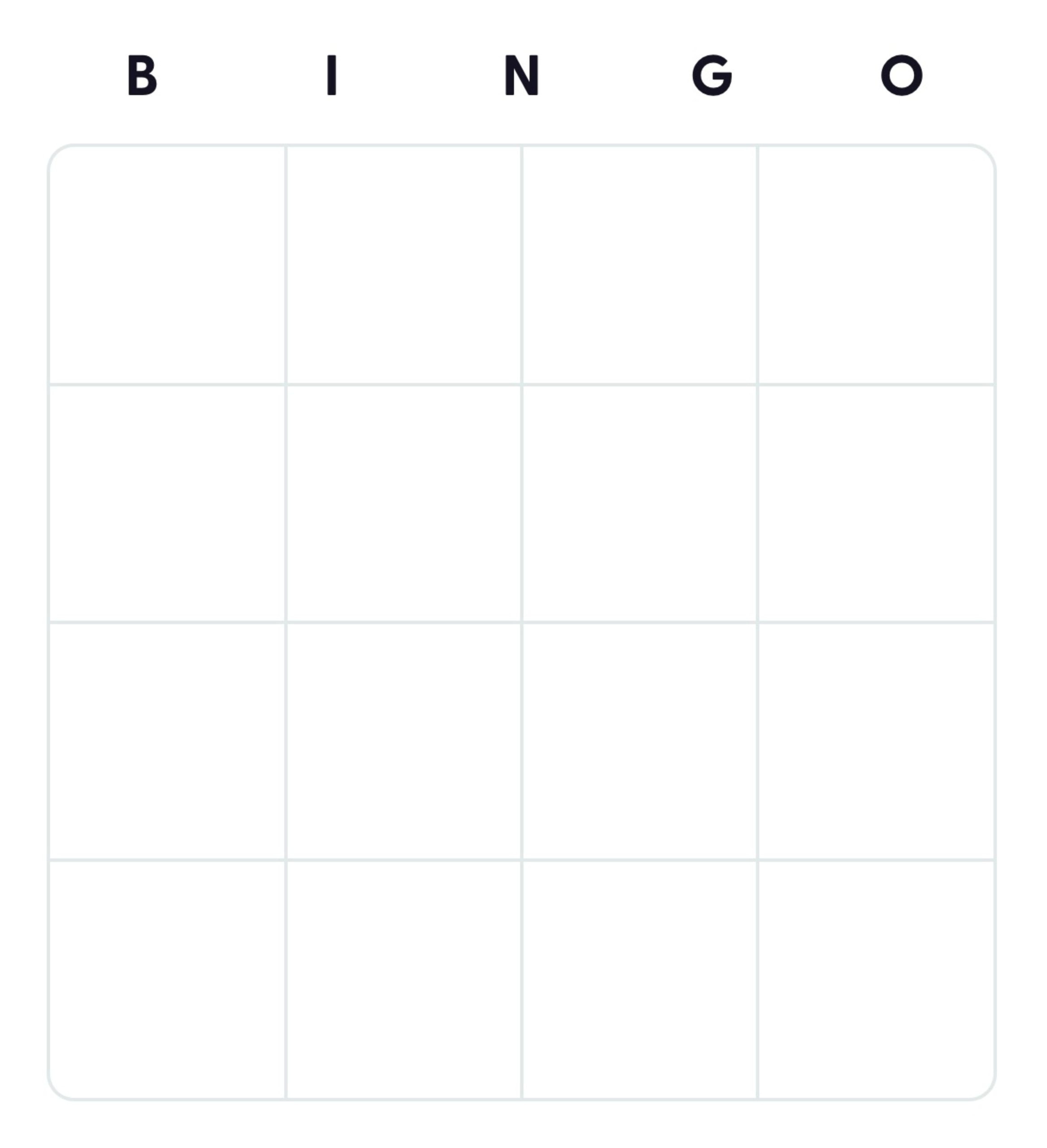 50+ Free Printable Blank Bingo Card Templates - Bingo Card Creator within Free Bingo Card Templates Printable