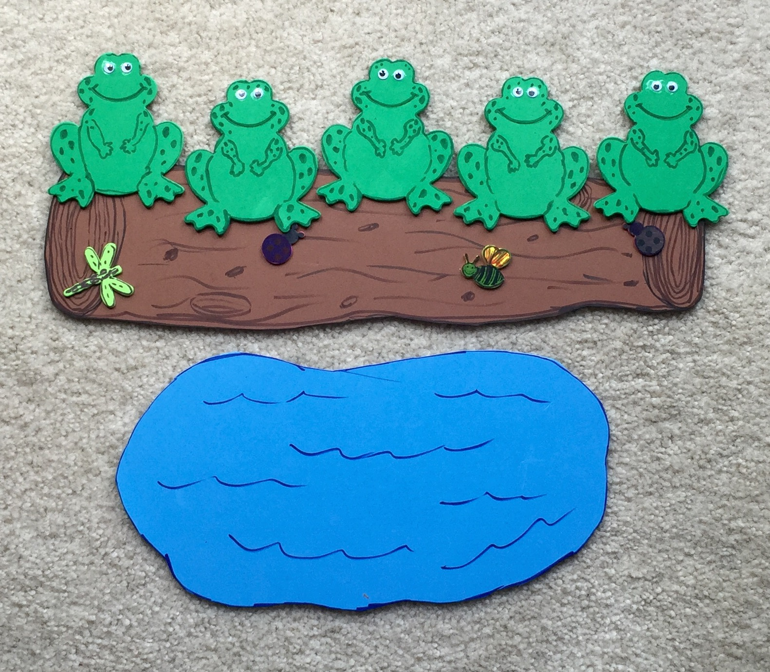Adventures In Storytime (And Beyond): Five Green & Speckled Frogs regarding 5 Green And Speckled Frogs Printable