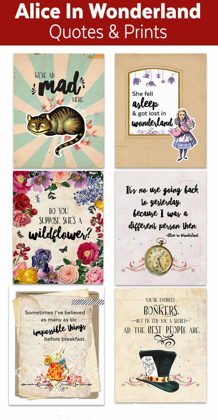 Alice In Wonderland Printables - Ministering Printables throughout Free Alice and Wonderland Printables