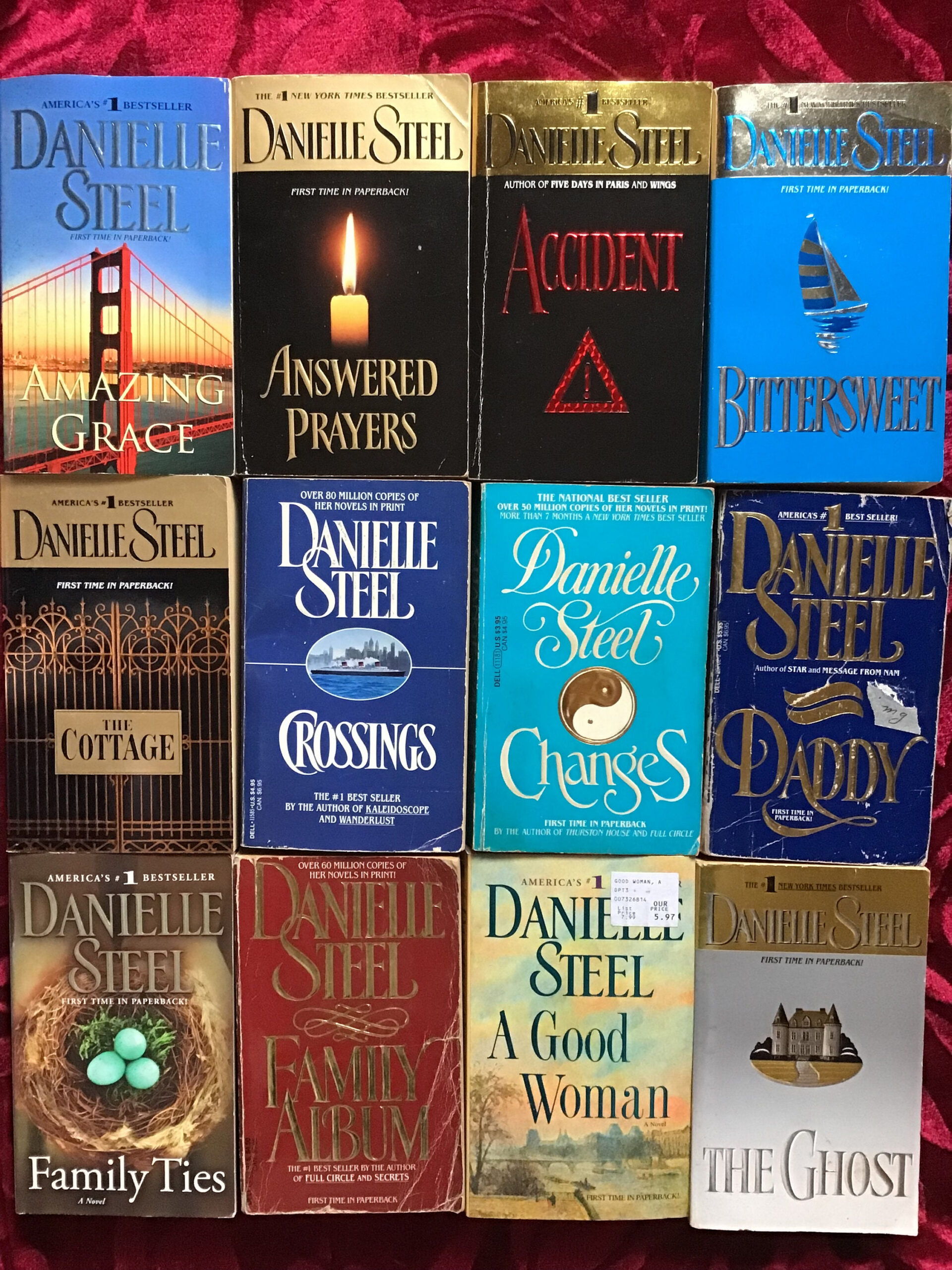 Assorted Danielle Steel Paperbacks/Sm Hardback—1.25 Each - Etsy Uk for Danielle Steel Books In Order Printable List