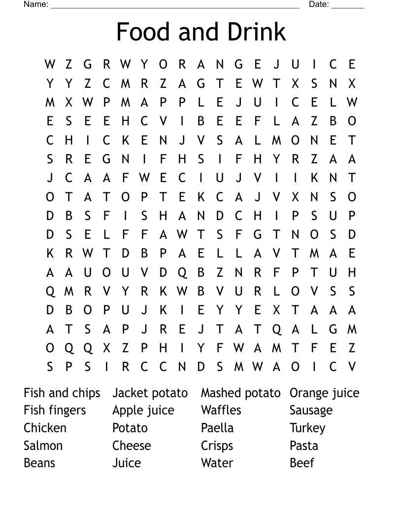 Bananas Word Search - Wordmint with regard to Word Searches Printable Large Print