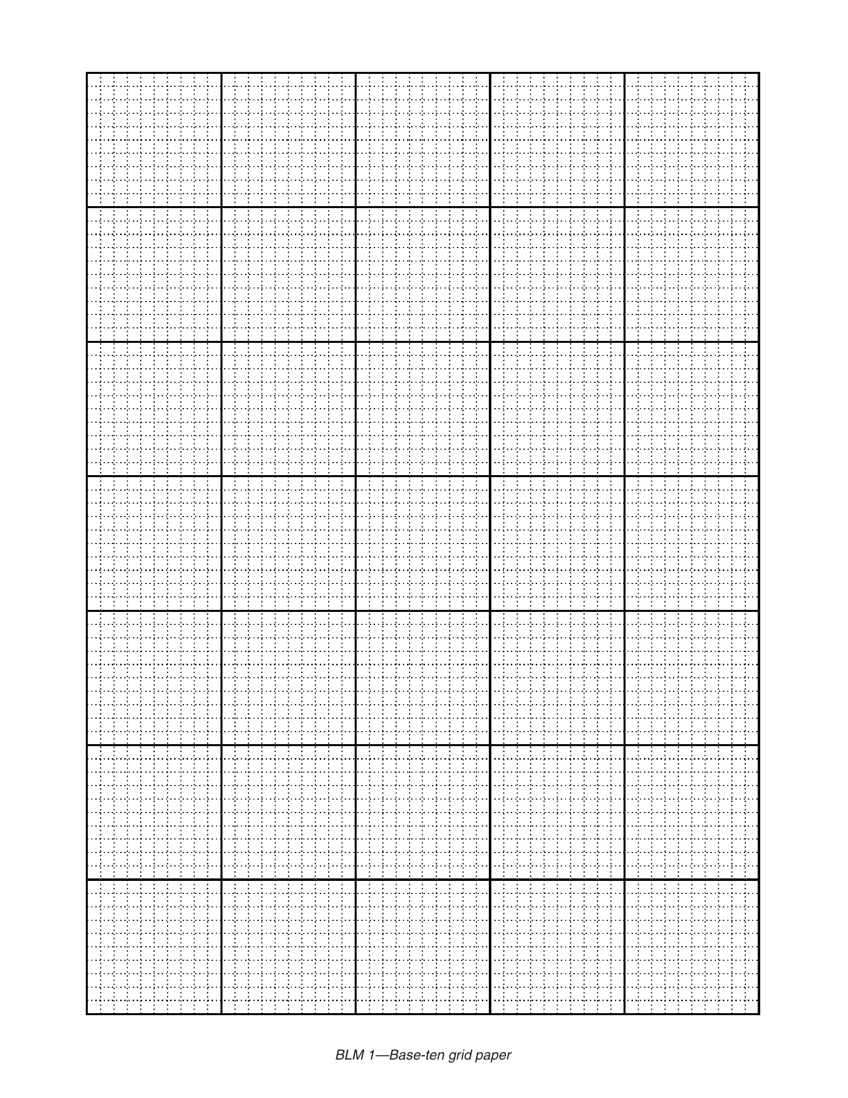 Base 10 Grid Printable Form ≡ Fill Out Printable Pdf Forms Online inside 10 X 10 Grid Printable