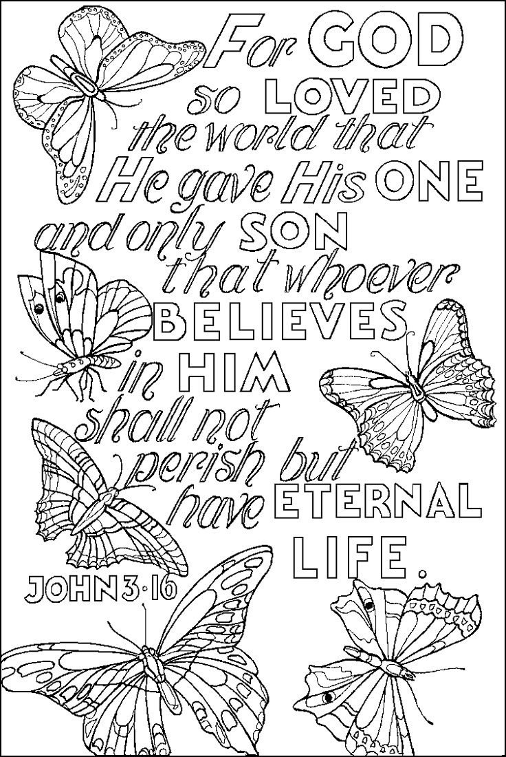 Bible Verse Coloring Pages For Preschoolers: 10 Free Printables with regard to Black And White Printable Bible Verses