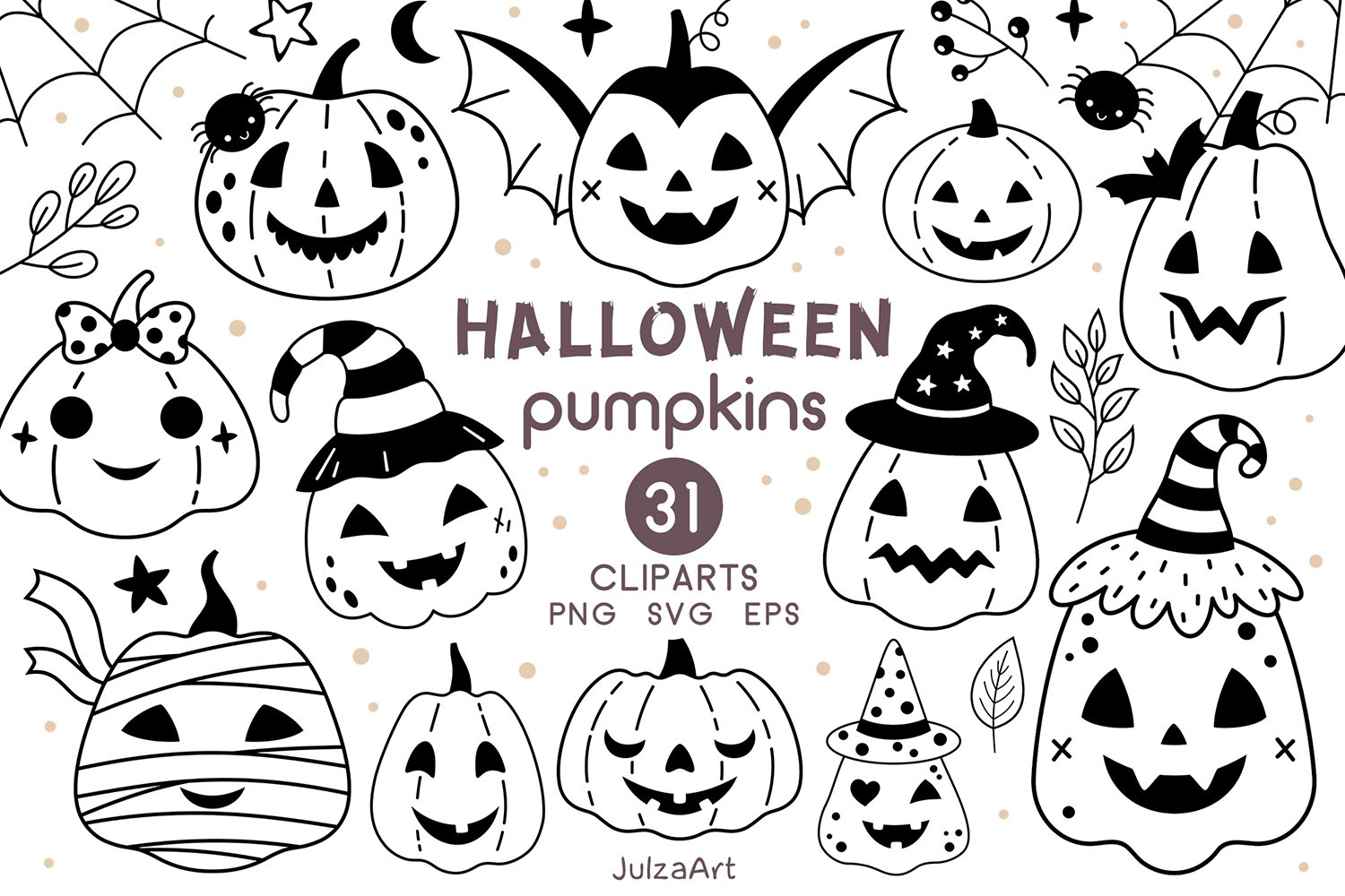 Black And White Halloween Pumpkin Clipart, Halloween Svg Png regarding Printable Pumpkin Clipart Black And White