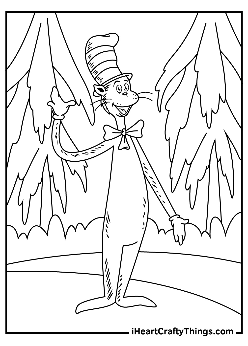 Cat In The Hat Coloring Pages (20+ Printables In Free Pdf) inside Cat And The Hat Printable