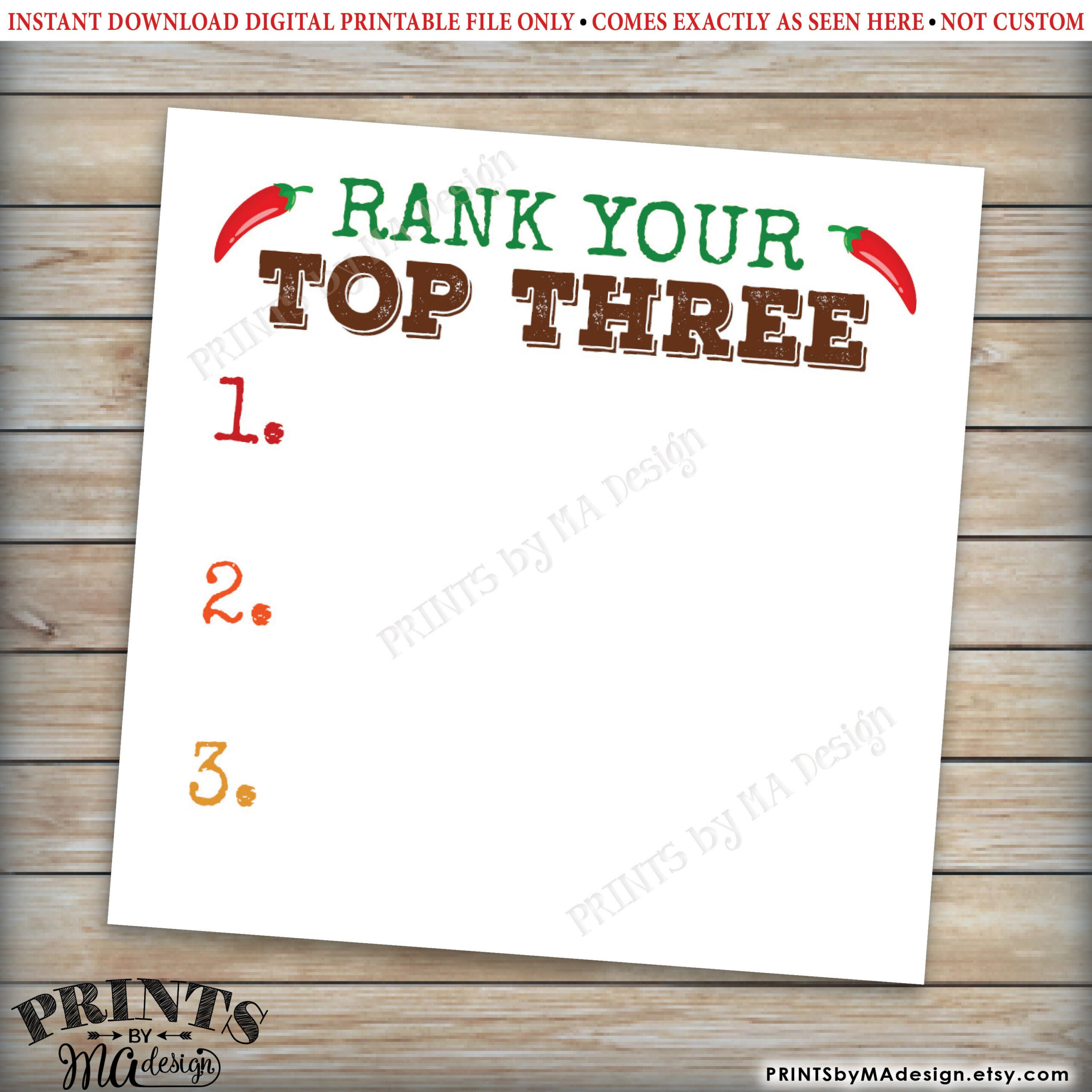 Chili Cook-Off Voting Ballots, 2.5 Square Cards On A Digital with Chili Cook Off Ballot Free Printable