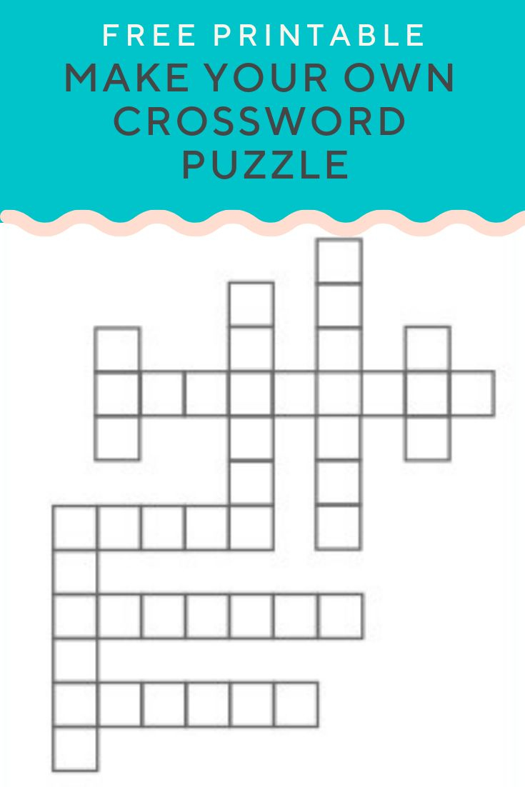 Crossword Puzzle Generator with Crossword Puzzle Creator Free Printable