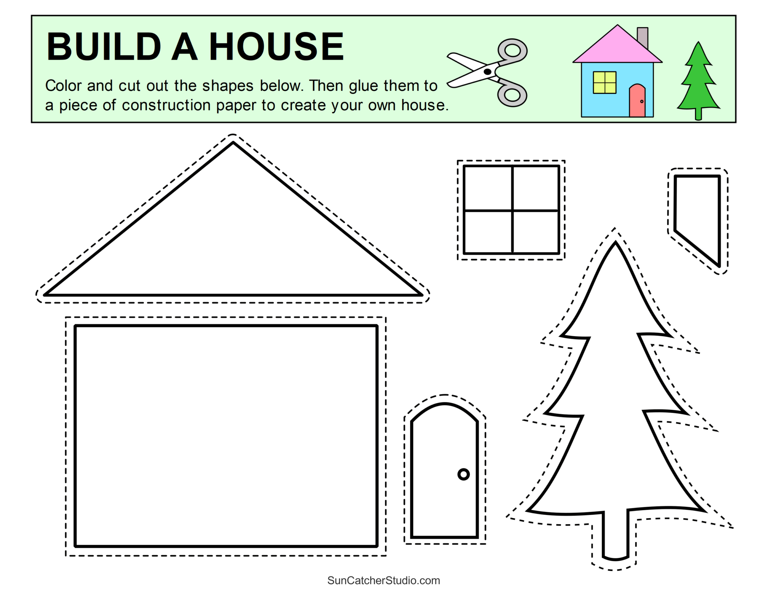 Cut And Paste Worksheets (Printable Activities For Kids) – Free with Cut And Paste Printables For Preschoolers