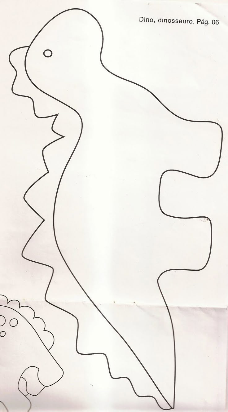 Dinosaur Sewing Pattern Pattern For Felt Dinosaur Dinos Dragons with Template Free Printable Dinosaur Sewing Patterns