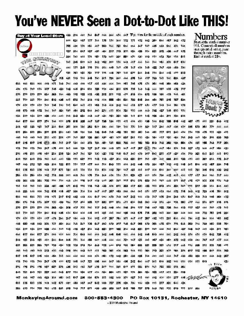 Downloadable Dot-To-Dot Puzzles - Worksheets Library with Hard Dot To Dot Printables