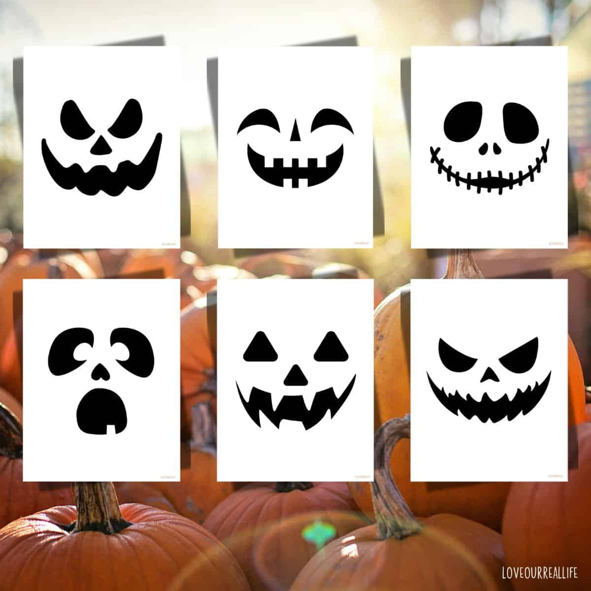 Easy Pumpkin Carving Stencils: Free Jack-O'-Lantern Faces To throughout Jack O Lantern Designs Printable