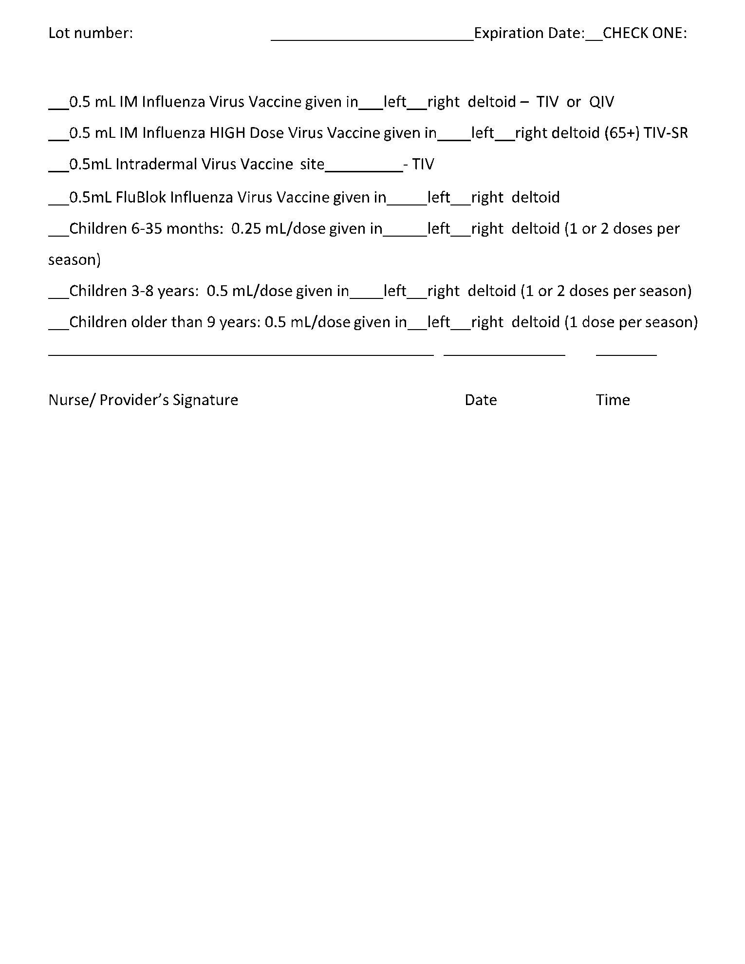 Flu Shot (Influenza) Vaccine Consent Form Template | Cocosign throughout Free Printable Flu Vaccine Consent Form