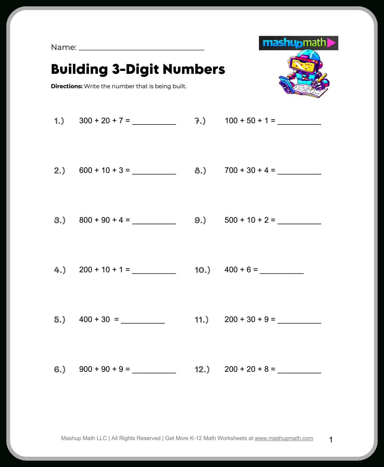 Free 4Th Grade Math Worksheets—Printable — Mashup Math pertaining to Free Printable 4Th Grade Math Worksheets