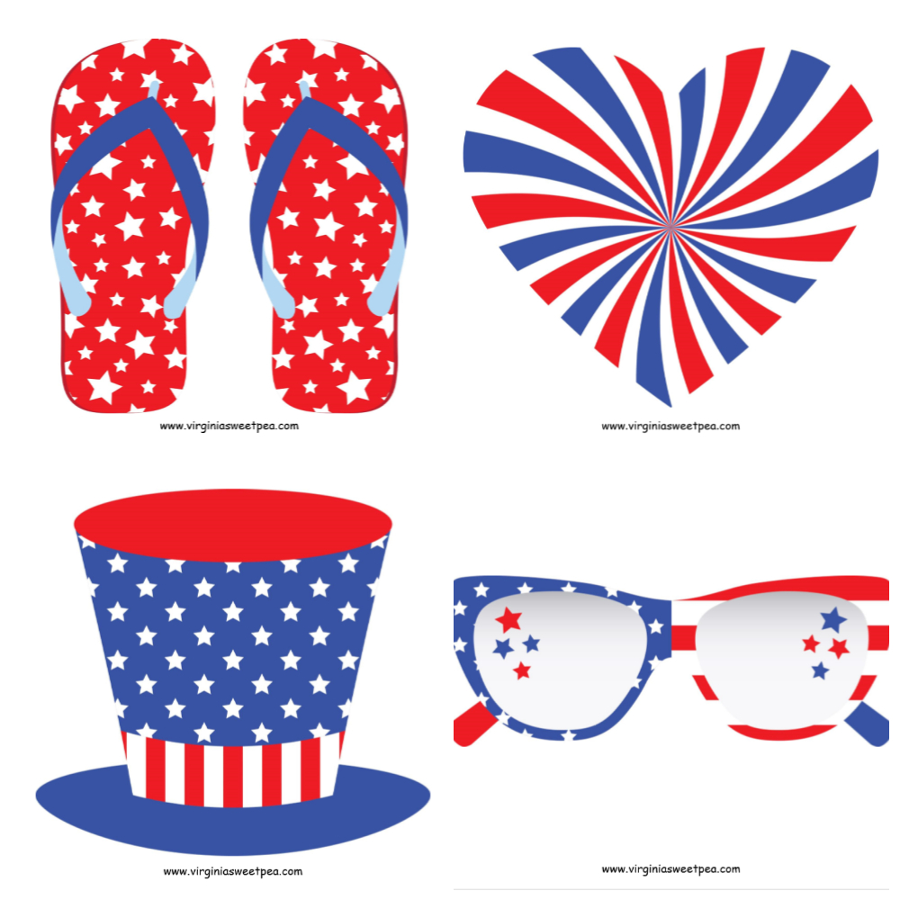 Free 4Th Of July Printables - Sweet Pea for 4Th Of July Printable Decorations