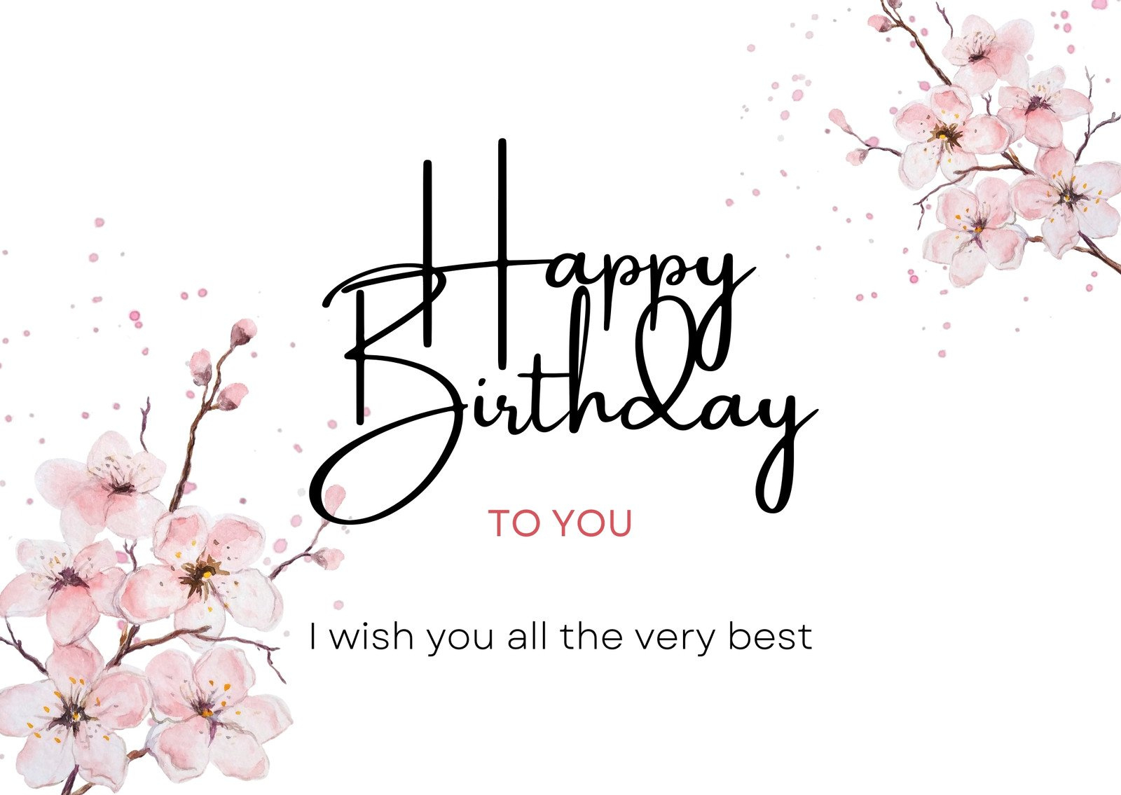 Free, Custom Printable Birthday Card Templates | Canva with Free Printable Birthday Cards For Her