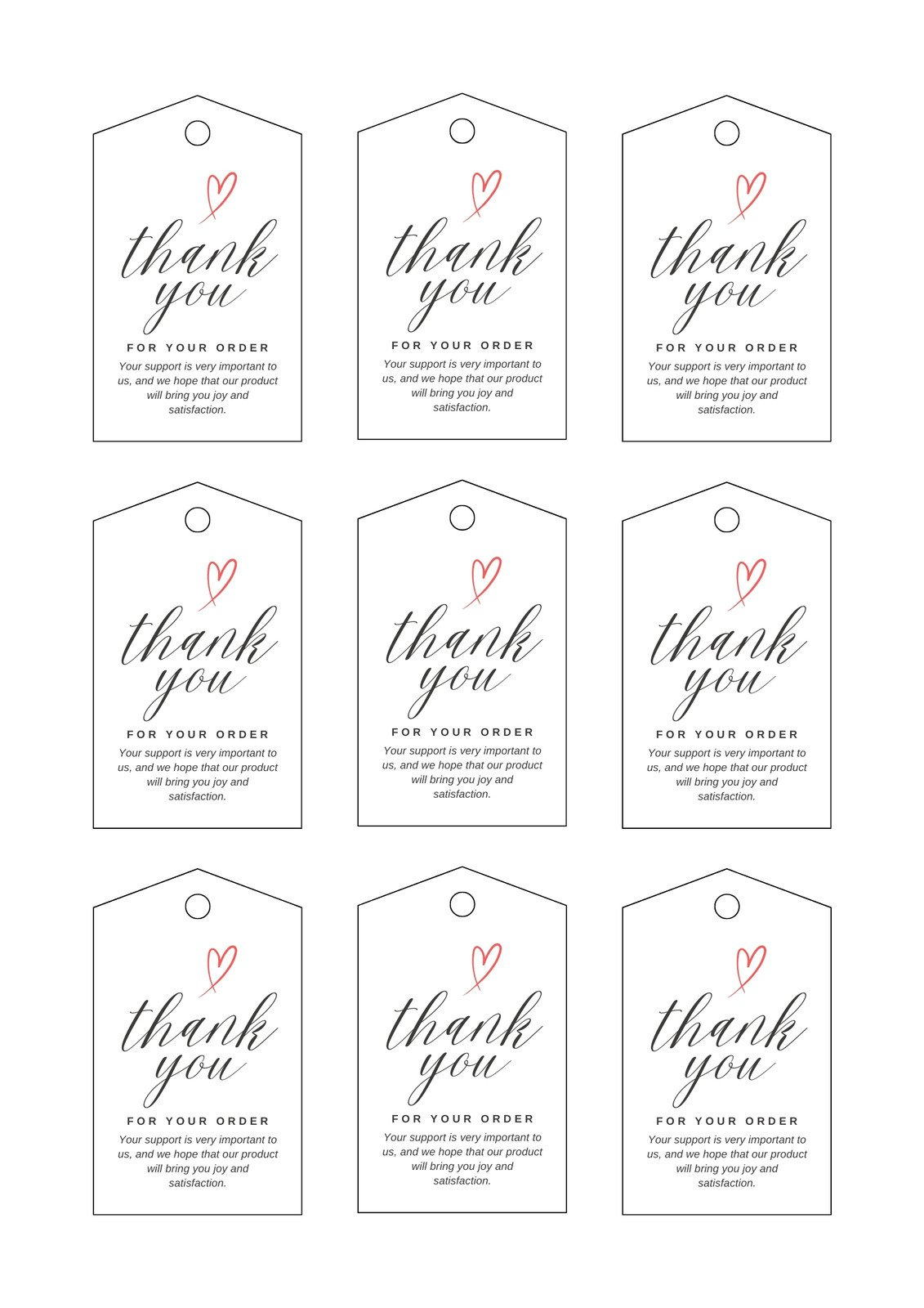 Free, Printable And Customizable Gift Tag Templates | Canva within To and From Tags Printable