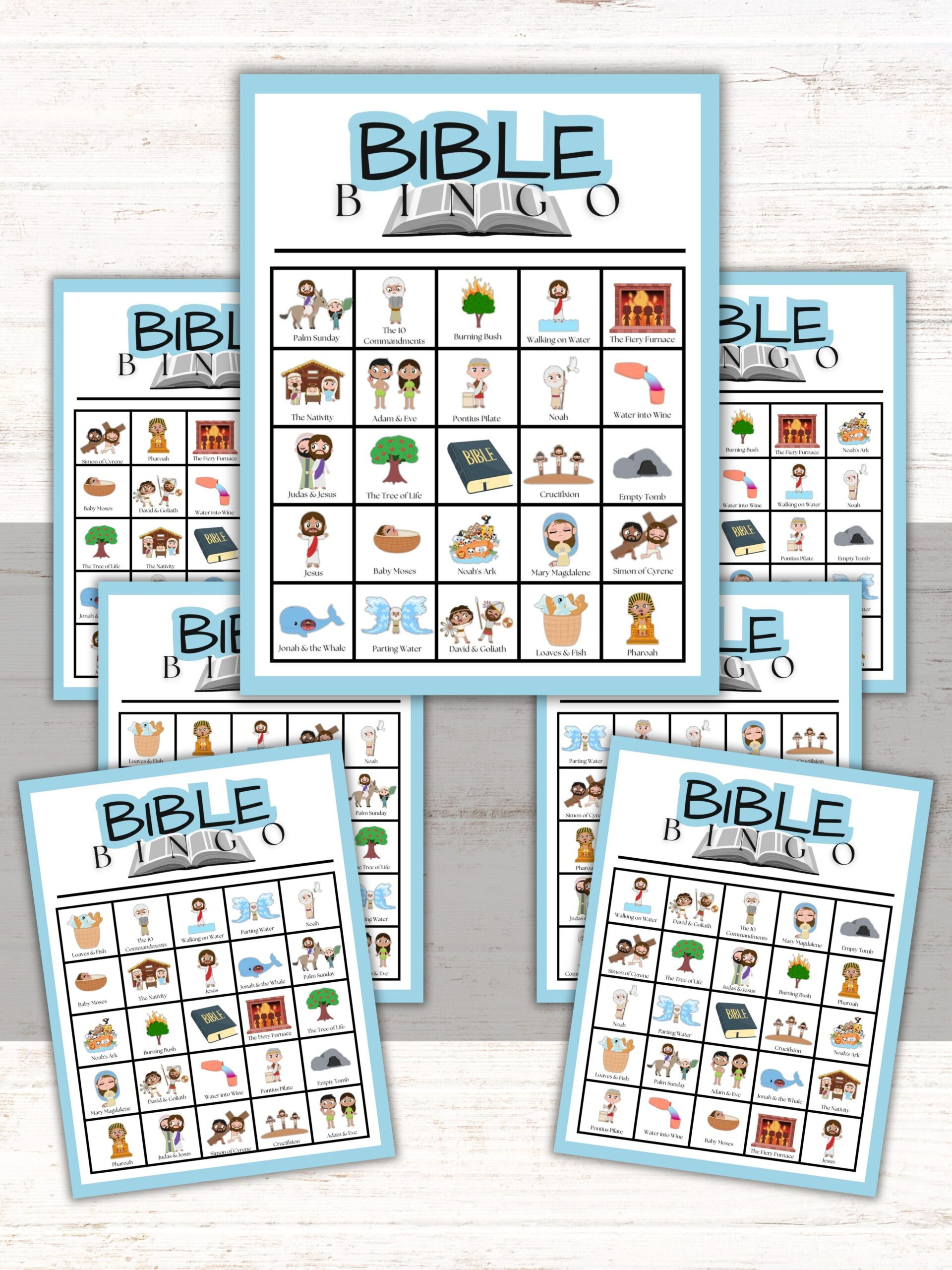 Free Printable Bible Bingo | Healing Home for Free Printable Bible Bingo Games