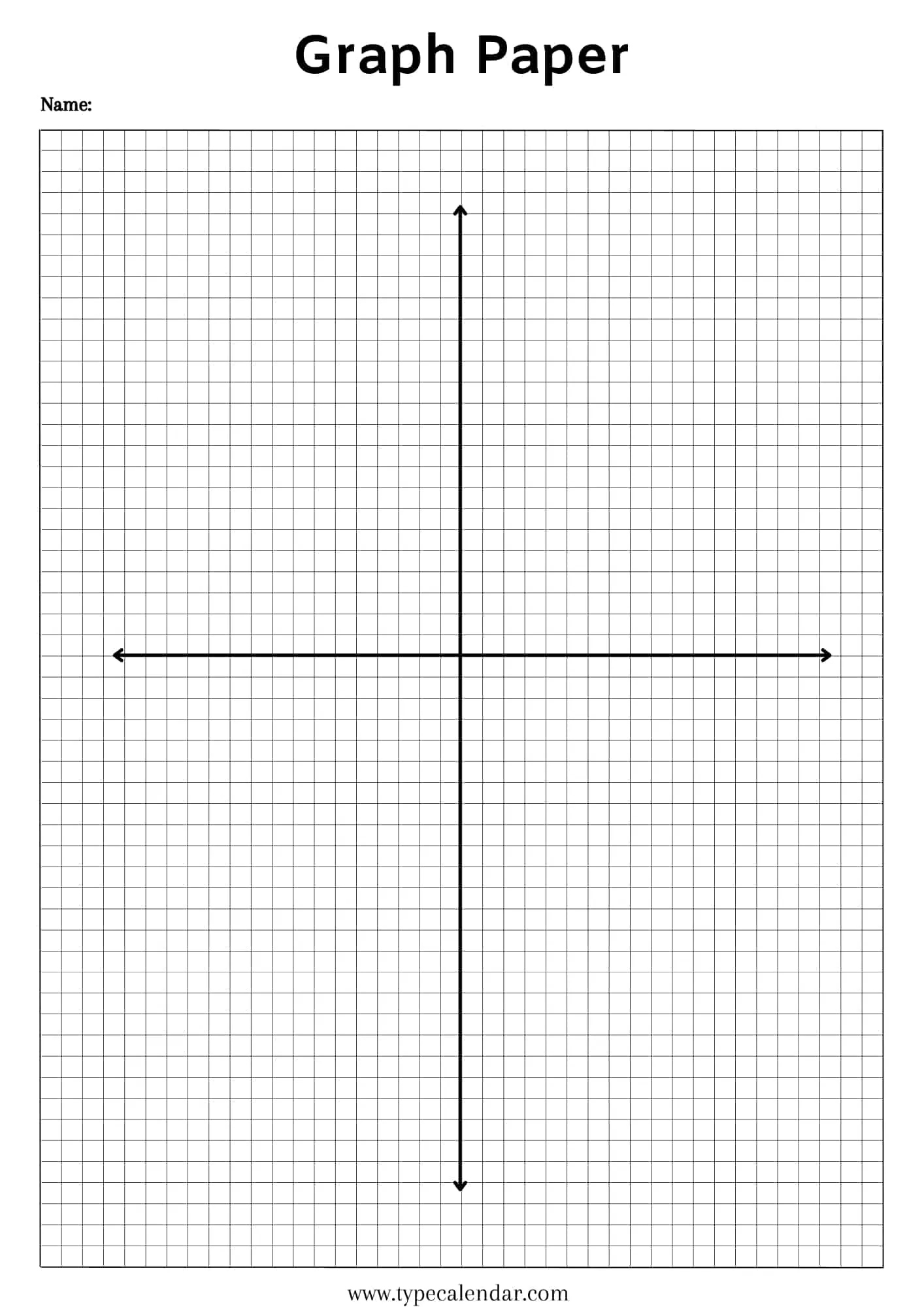 Free Printable Graph Paper Templates [Excel, Word, Pdf] 8.5 X 11 with Full Sheet Graph Paper Printable