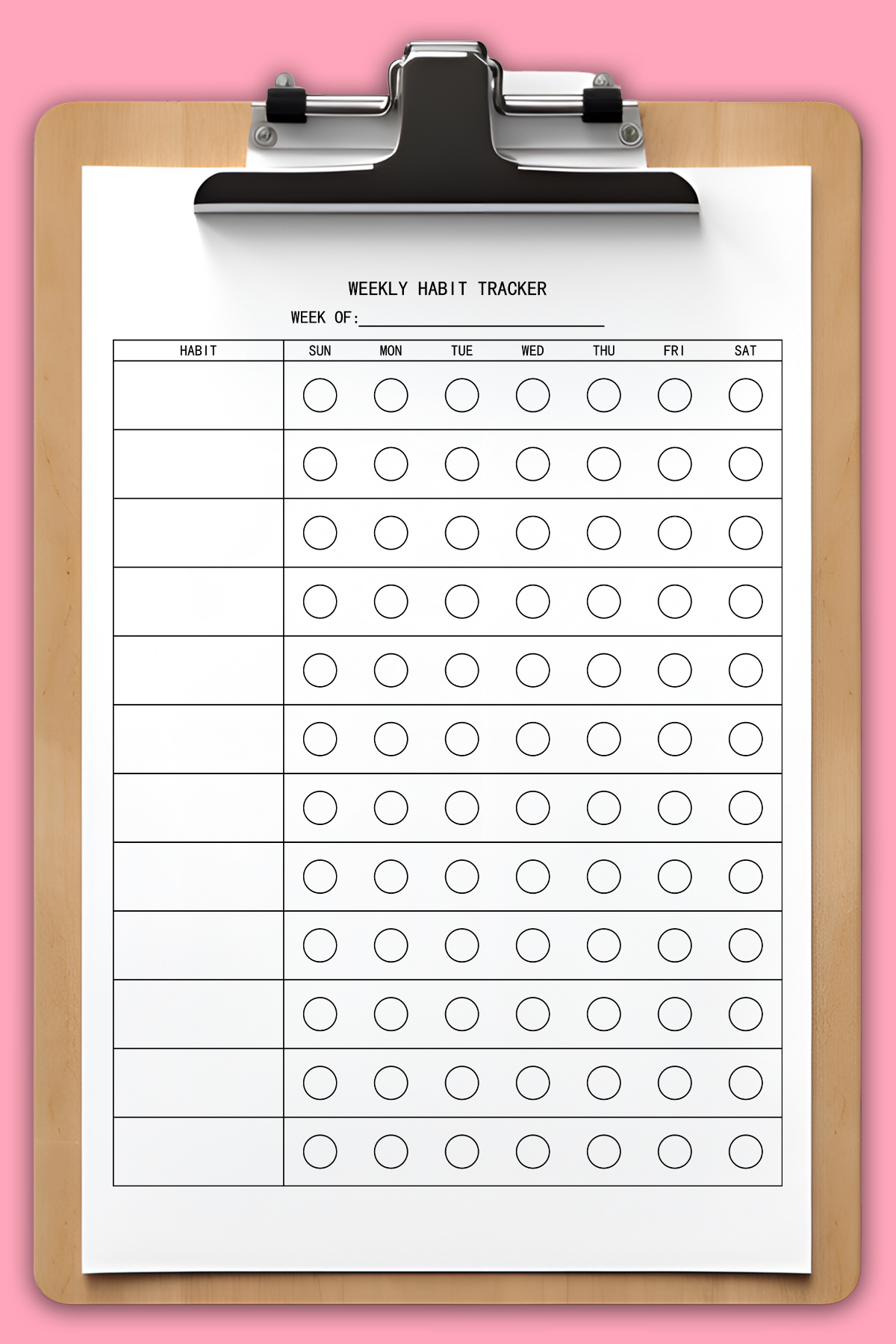 Free Printable Habit Tracker Set: 30, 31, 28, &amp;amp; 29 Day in 30 Day Habit Tracker Printable Free