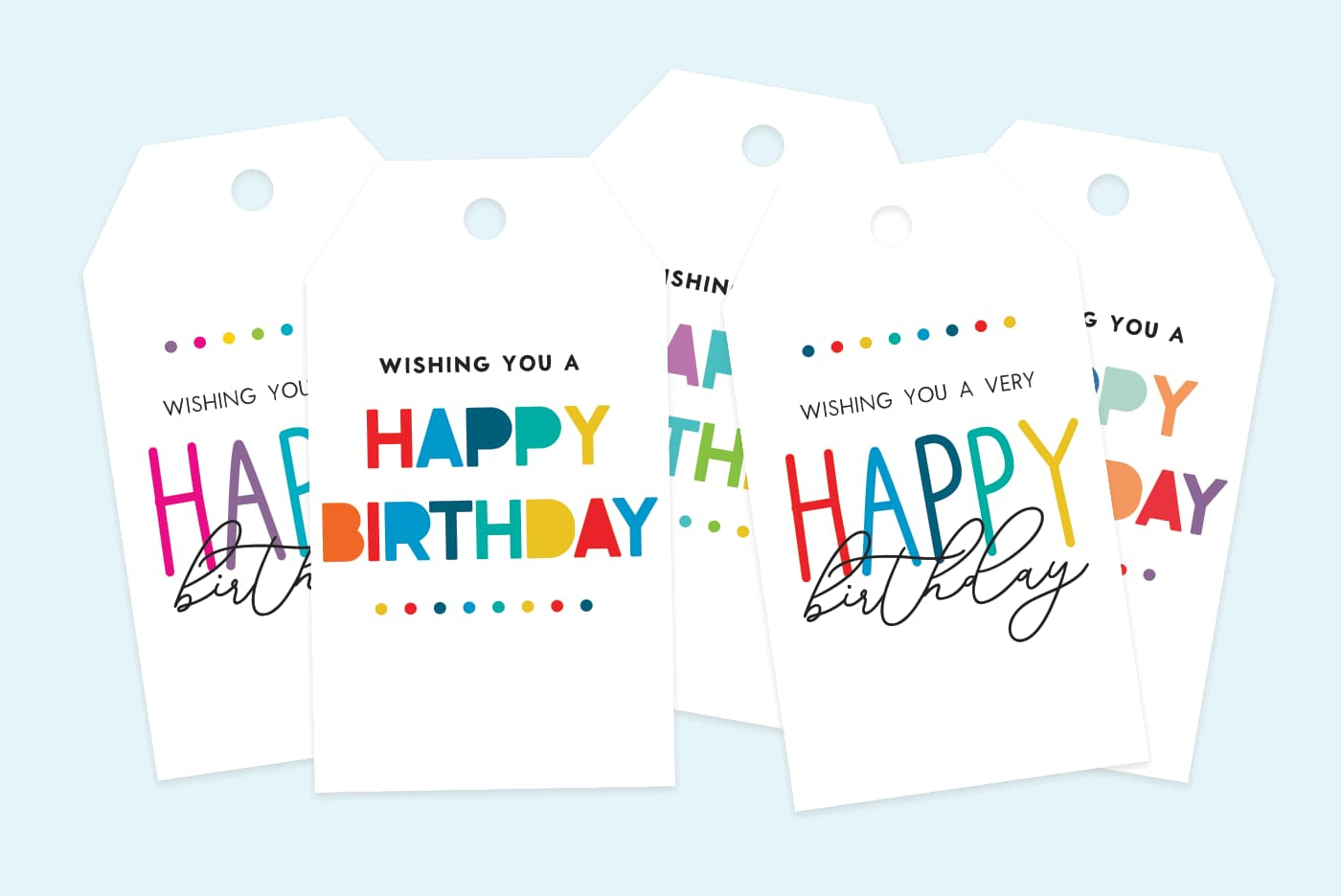 Free Printable Happy Birthday Gift Tags - Favorite Printables inside Happy Birthday Tags Free Printable