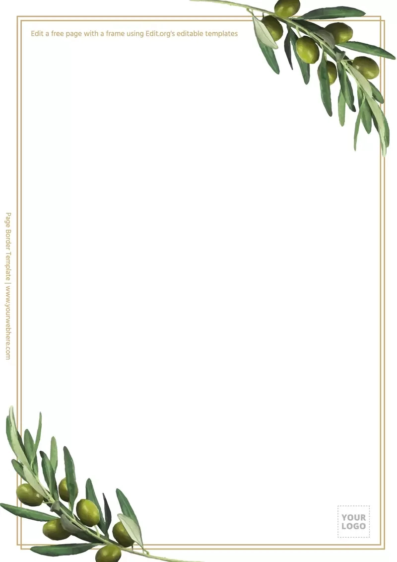 Free Printable Page Border Templates intended for Paper With Borders Free Printable