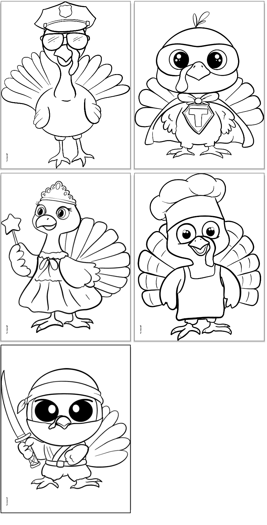 Free Printable Turkey In Disguise Coloring Pages - The Artisan Life with regard to Template Free Printable Turkey in Disguise Printable Outfits