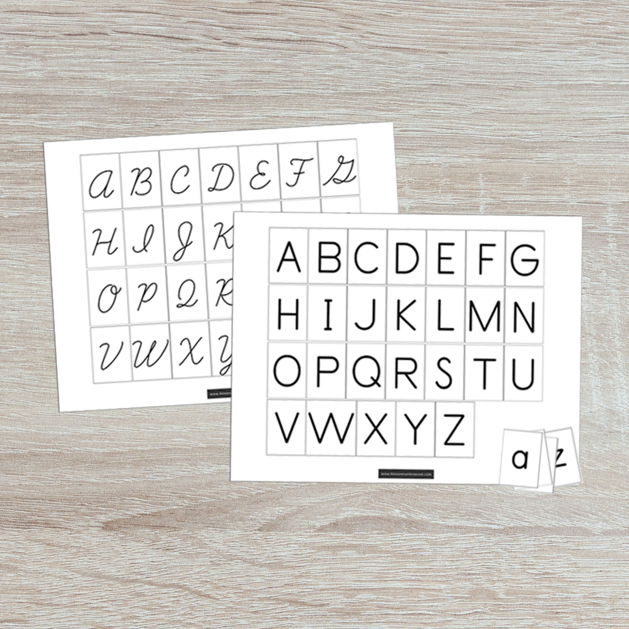 Free Printable: Uppercase And Lowercase Matching Alphabet Mats pertaining to Free Printable Uppercase And Lowercase Letters