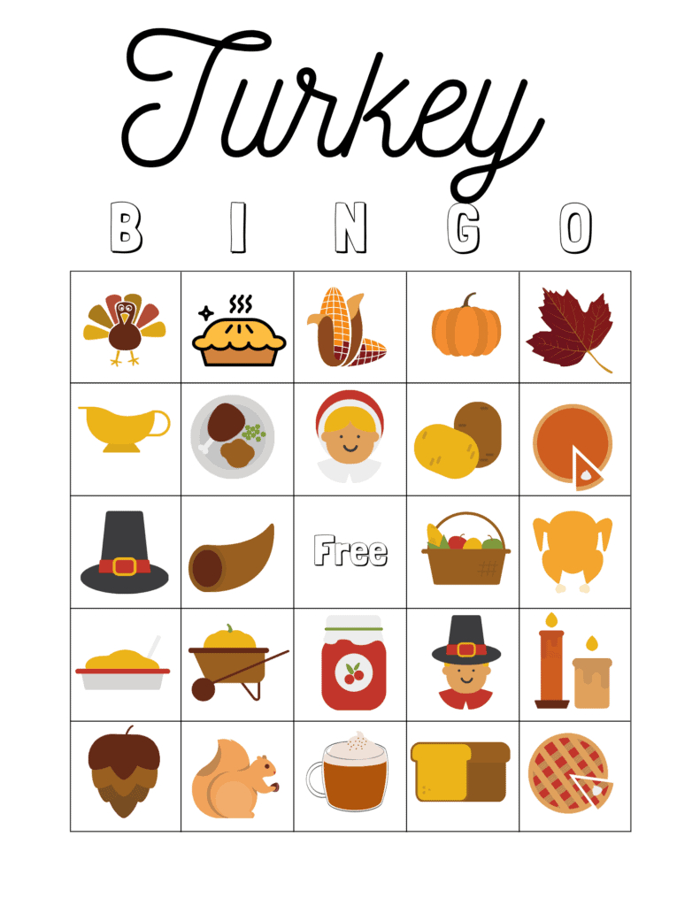 Free Thanksgiving Bingo For Kids - Arinsolangeathome in Printable Thanksgiving Bingo Cards Free