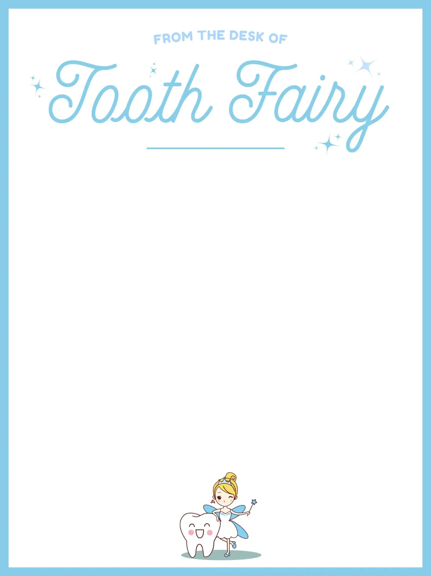 Free Tooth Fairy Letter Generator | Create Magical Letters In Seconds for Tooth Fairy Letter Printable Free