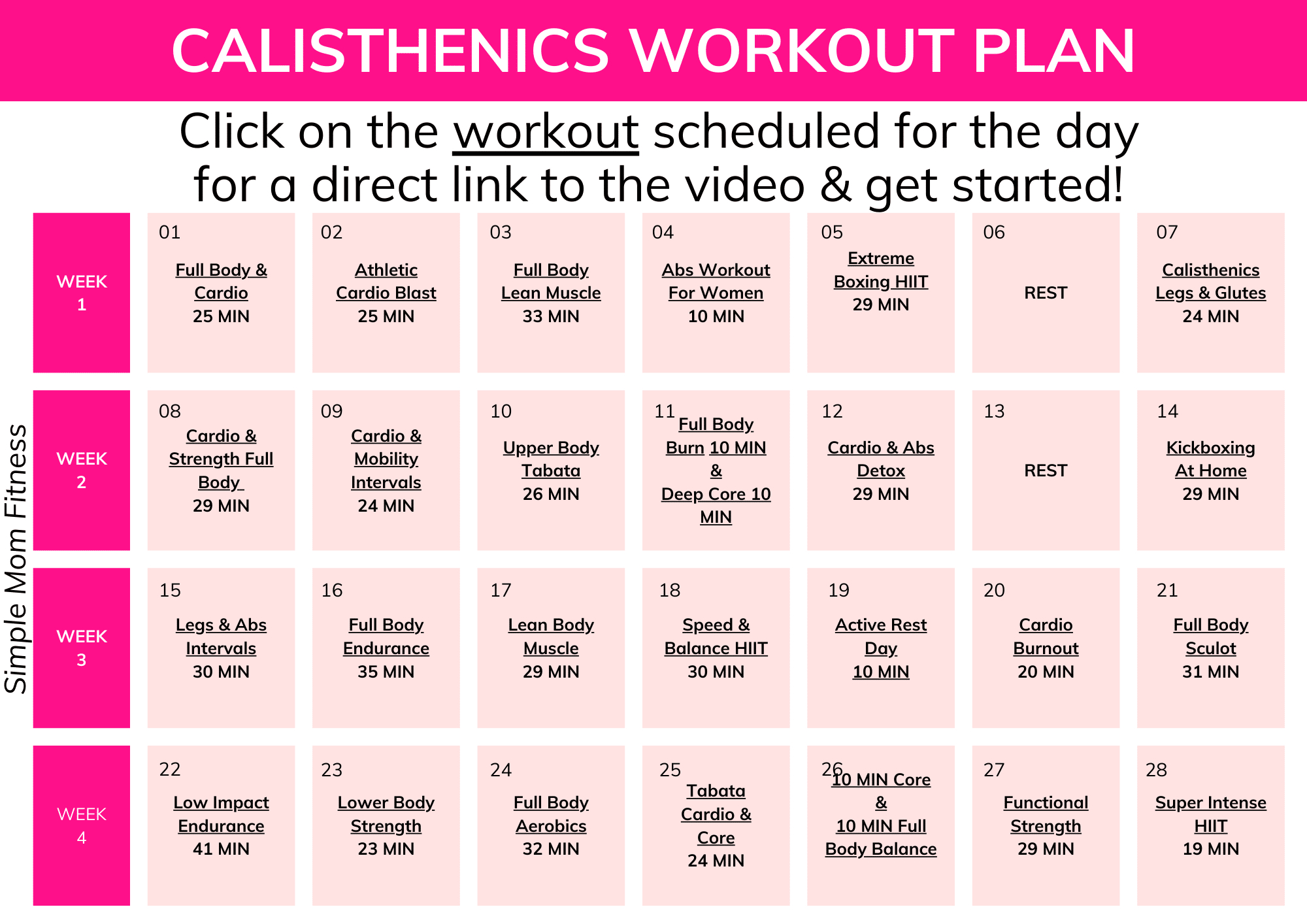Full Body Calisthenics Workout Plan Pdf Free Body Weight Online pertaining to Printable Bodyweight Calisthenics Workout Plan Free Download