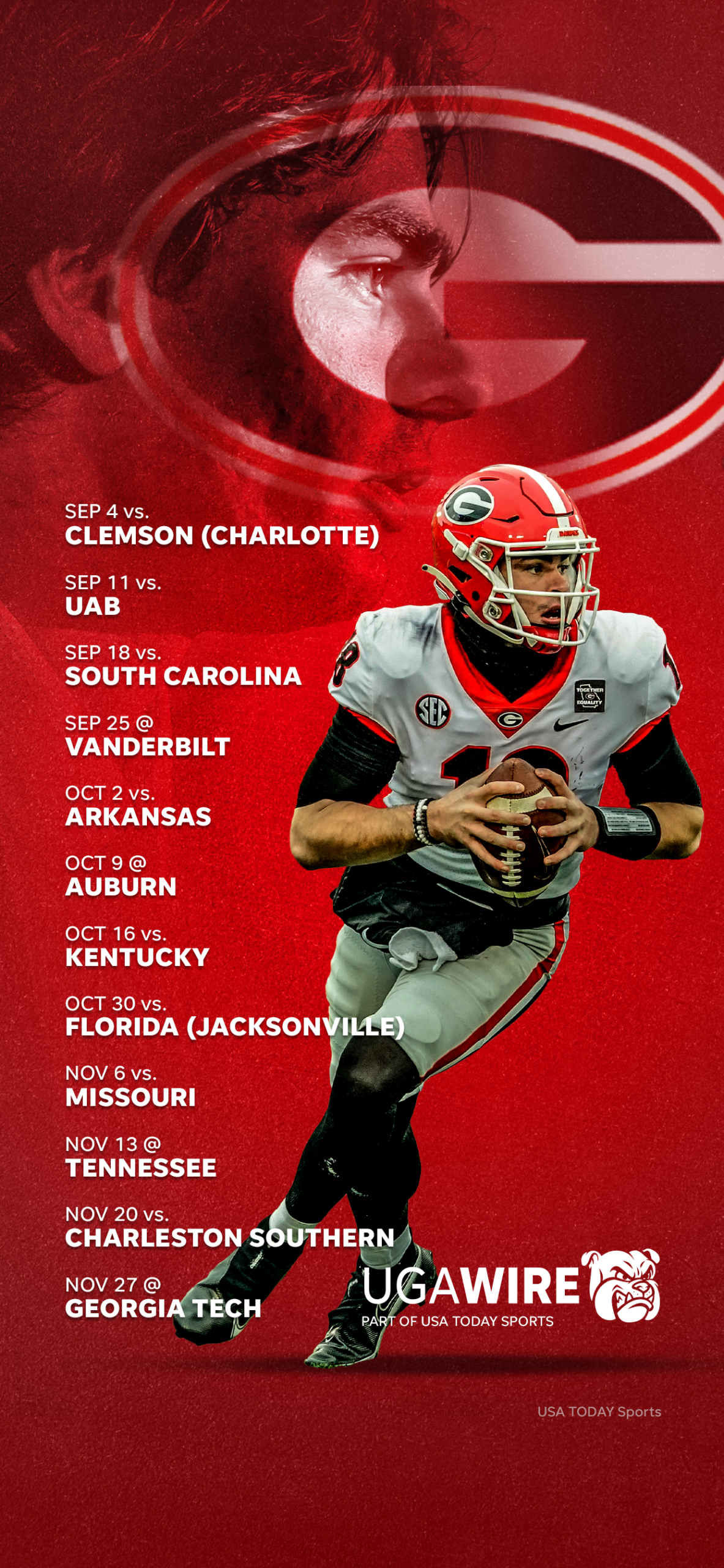 Georgia Football: Downloadable 2021 Bulldogs Football Schedule pertaining to Georgia Bulldogs Printable Football Schedule