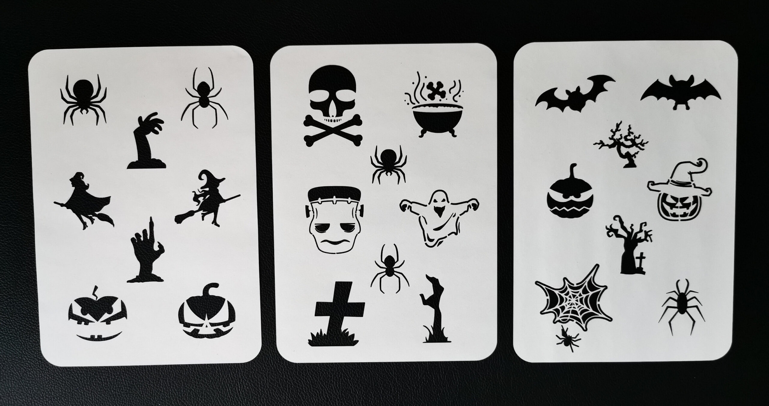 Halloween Face Painting Stencils (190 Mylar) - Etsy Uk pertaining to Free Printable Face Painting Stencils