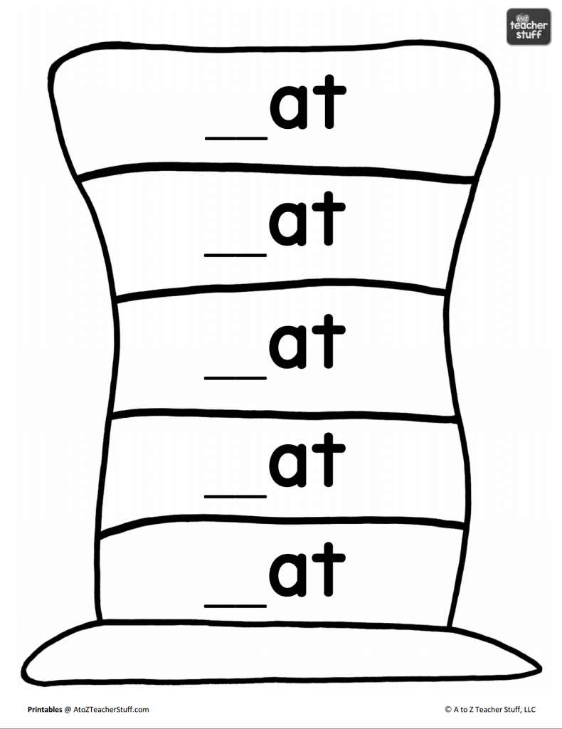 Hat Printables For Dr. Seuss, Cat In The Hat, Or Just Hats! | A To with regard to Dr Seuss Hat Template Printable