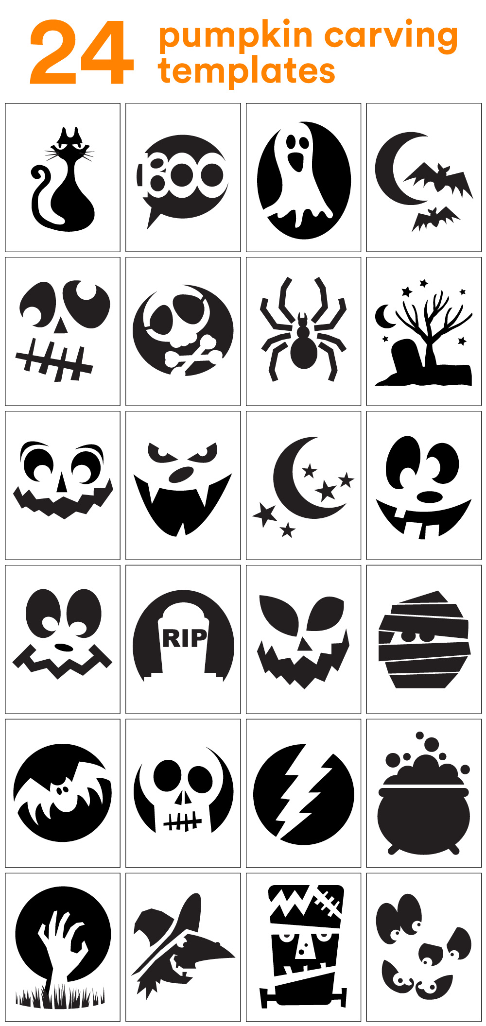 How To Carve The Coolest Pumpkin On The Block (Carving Stencils inside Free Pumpkin Carving Patterns Printable Templates