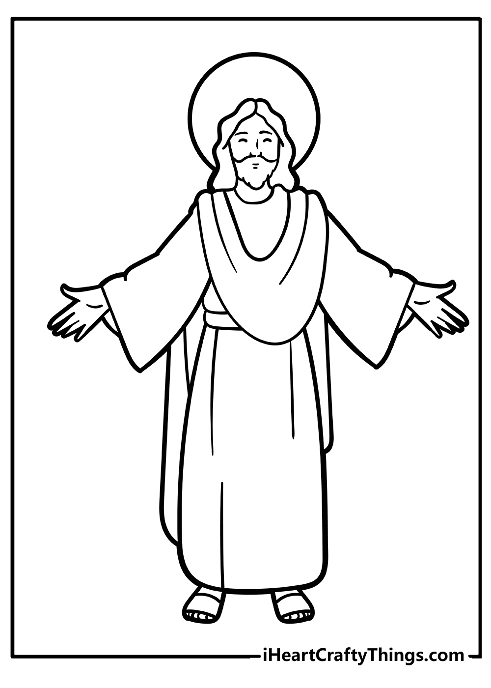 Jesus Coloring Pages (100% Free Printables) intended for Free Printable Images of Jesus