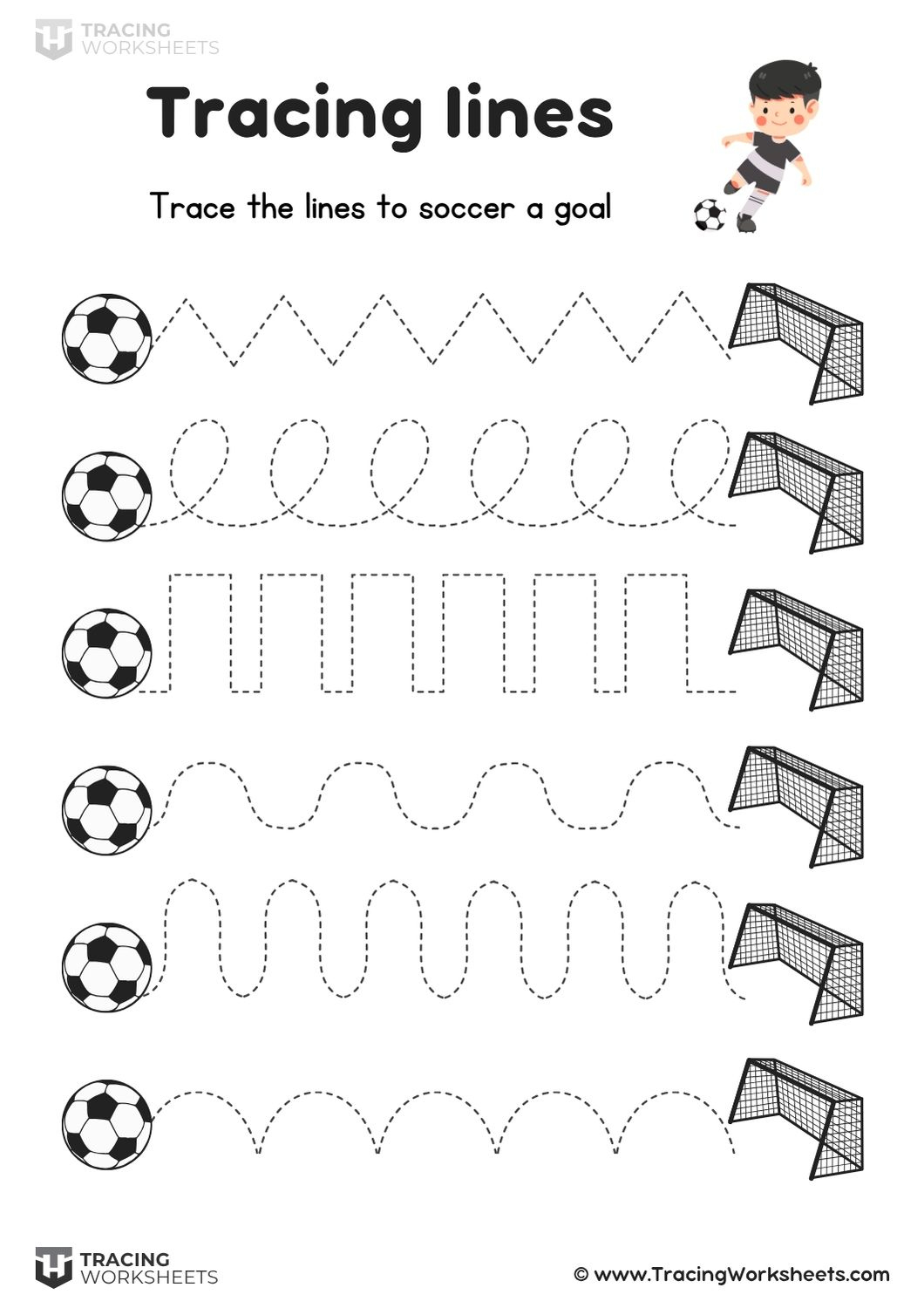 Line Tracing Worksheets - 10 Printable Pdf Activities For Kids inside Free Printable Line Tracing Worksheets