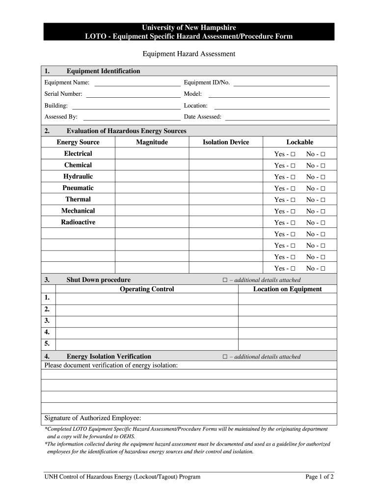 Lock Out Tag Out Form Pdf: Fill Out & Sign Online | Dochub pertaining to Printable Lockout Tagout Template Excel
