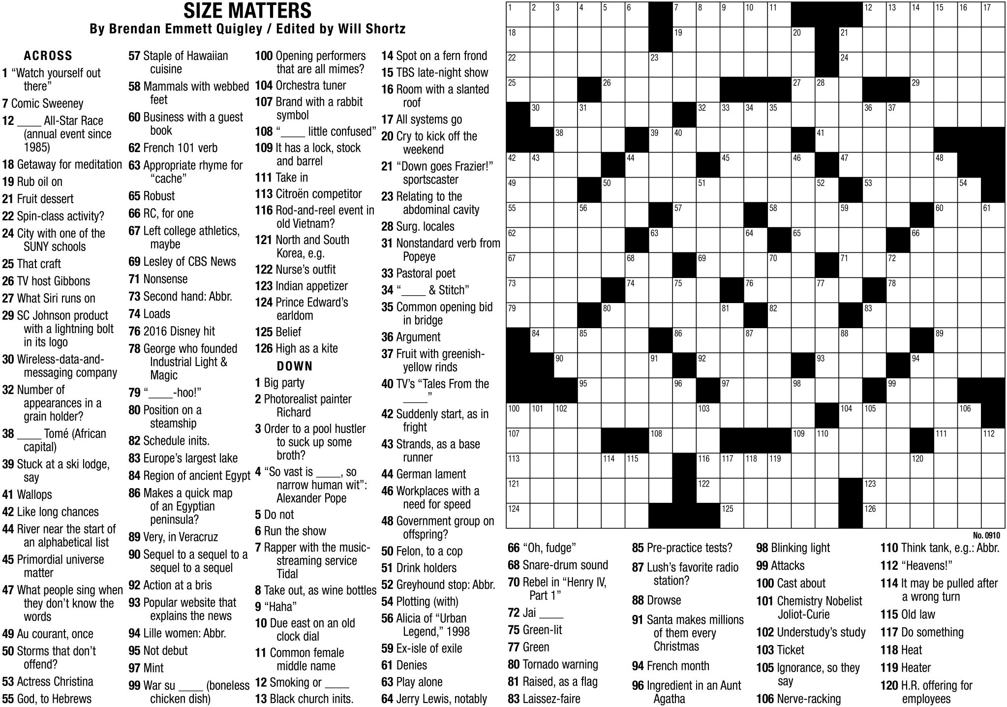 New York Times Crossword Puzzle - Worksheets Library with New York Times Printable Crossword Puzzle