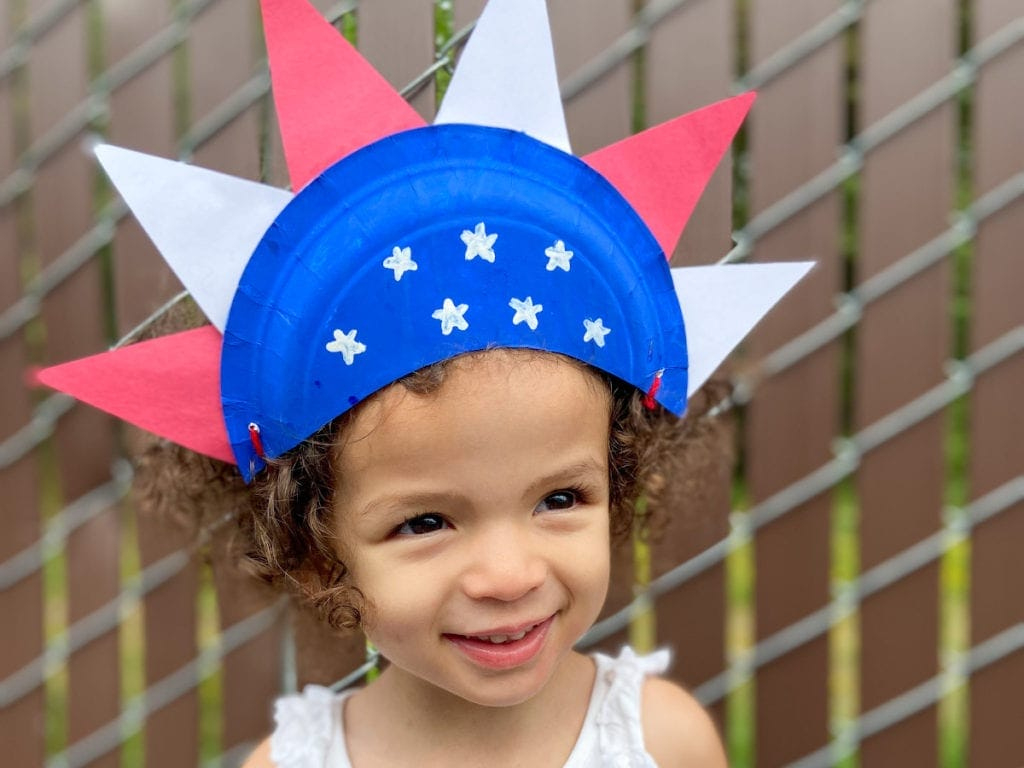Patriotic Paper Plate Hat Craft For Fourth Of July - Raising pertaining to 4Th Of July Hat Printable