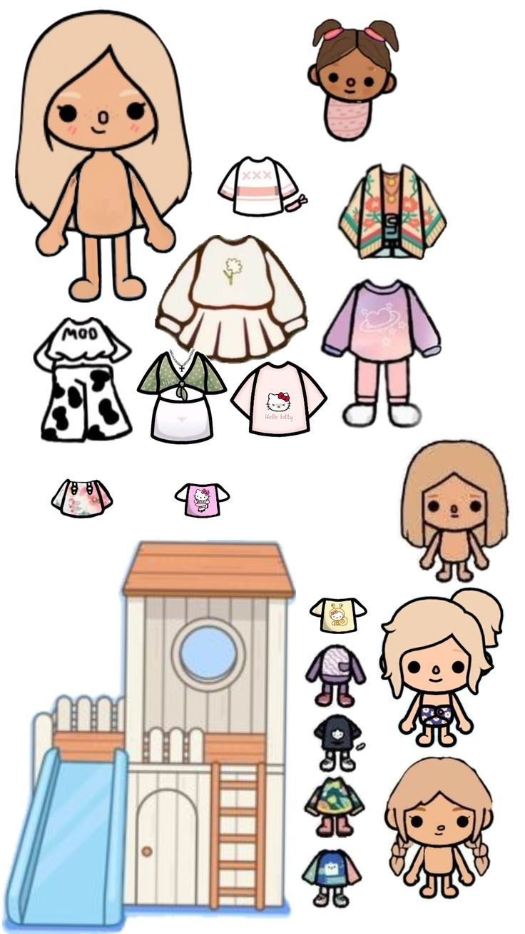 Pinchristin Hochgräfe On Toca Boca In 2025 | Custom Paper in Toca Boca Paper Doll Printable