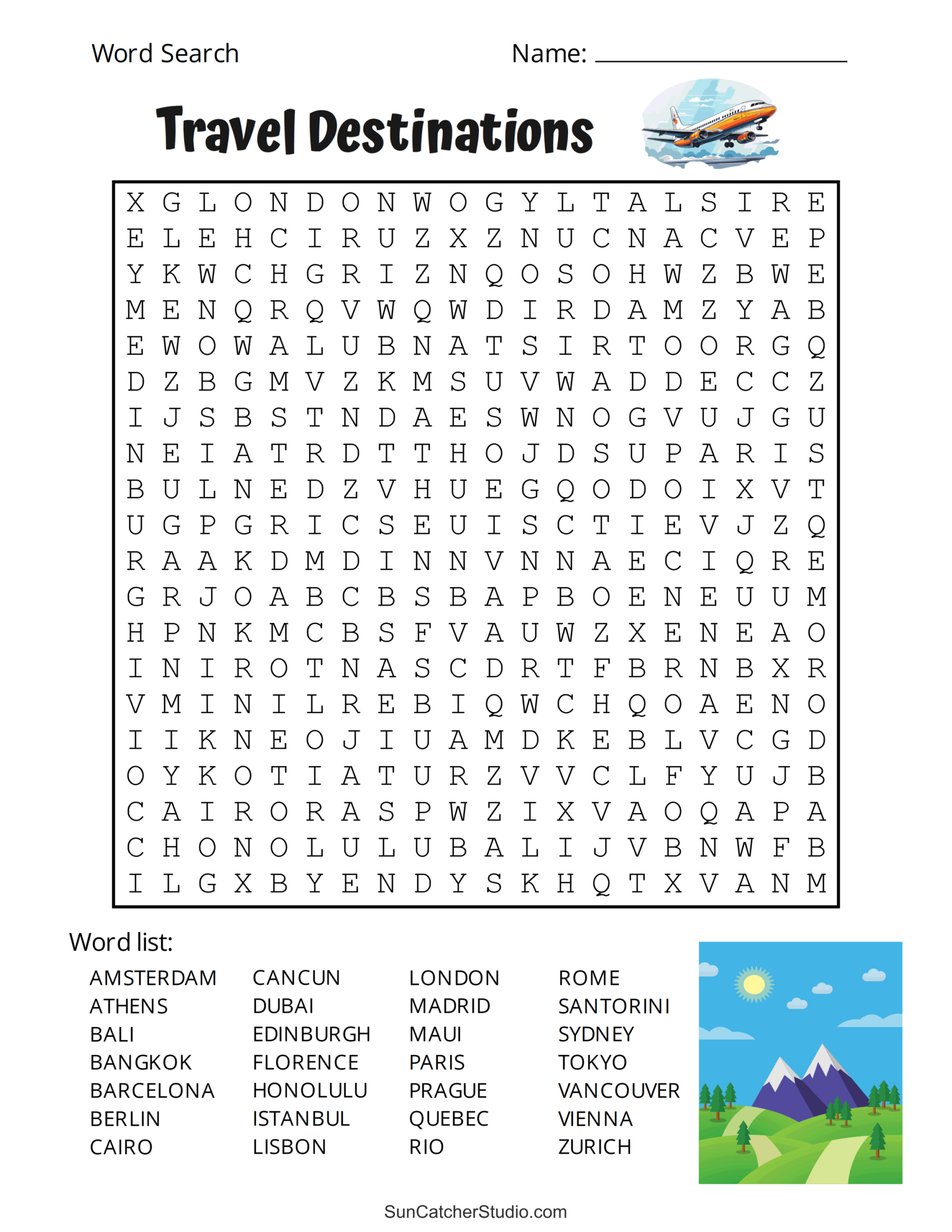 Printable Adult Word Search Puzzles (Word Find) – Free Printables with regard to Word Search Puzzles Printable